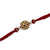 Intricate 925 Sterling Silver Beaded Rakhi with Moli for Brother