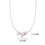 A Life that Dazzles Necklace with pink stone - Praavy