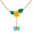 Daisy & the Yellow & Blue Butterfly Kids Necklace - Praavy