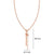 Knotted bar necklace - Praavy