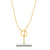 Open Circle and Bar Necklace - Praavy
