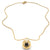 The Pink Point of Focus Necklace in Gold - Praavy
