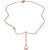 The Stick and Pink Stone Necklace - Praavy